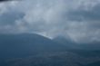 Clouds and mountains.