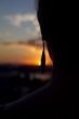 Sunset earring silhouette
