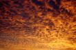 Sunset on the river Volga