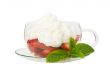 strawberries with whipped cream