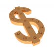 Mark of dollar 1