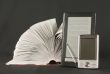 Open book, e-book reader and hand held computer