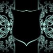 background with shield