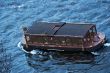 Touristic ship on the river Vltava in Prague