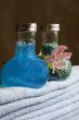 Shampoo and salt for baths