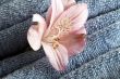 Blue towels with flower