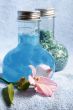 Shampoo and salt for baths