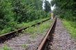 Walking Away Down Abandoned Railroad Track