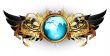 world with ornate frame