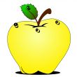 wanted apple with dewdrop