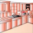 furniture on kitchen