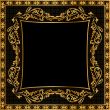  illustration frame background gold pattern