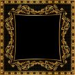  illustration frame background gold pattern