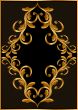  gold  frame with pattern