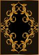  gold  frame with pattern