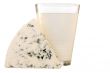 Slice of the Danish blue cheese