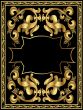  frame with gold pattern