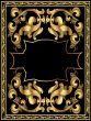  frame with gold pattern