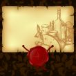 paper with wax seal