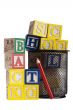 Wooden blocks Back to School