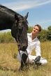 young man and horse