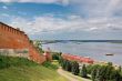 Part of the wall of the Nizhny Novgorod Kremlin