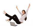 beautiful girl with laptop