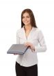 beautiful girl with laptop