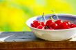 Sweet red cherries