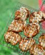Steaks in Barbecue grill
