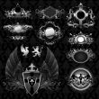 medieval heraldry shields