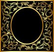 vegetable  gold  pattern frame