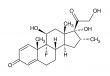 Structural formula of dexamethasone