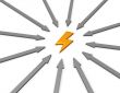 flash and arrows