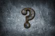 rusty question mark