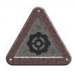 gear wheel roadsign