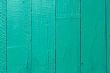 Wooden turquoise fence