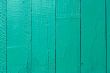 Wooden turquoise fence