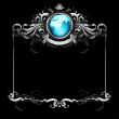world with ornate frame