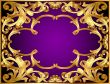 background with gold  pattern and revenge for text