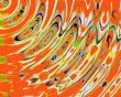  orange wave