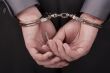 Arrested in handcuffs