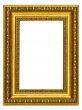 gold-patterned frame for a picture