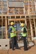 at the construction site