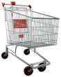 Shopping cart with clipping path