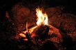 warm campfire