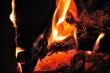 glowing fire