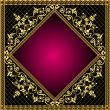frame with gold pattern and revenge for text