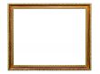 gold-patterned frame for a picture