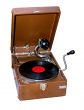 old portable phonograph